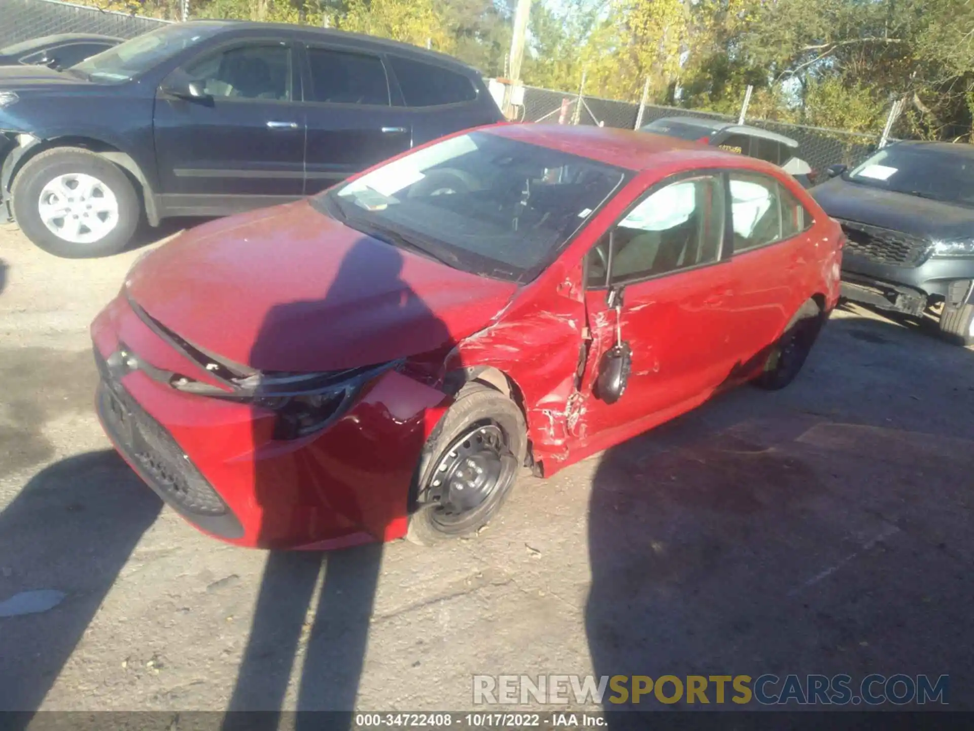 6 Photograph of a damaged car 5YFEPMAE7MP255758 TOYOTA COROLLA 2021