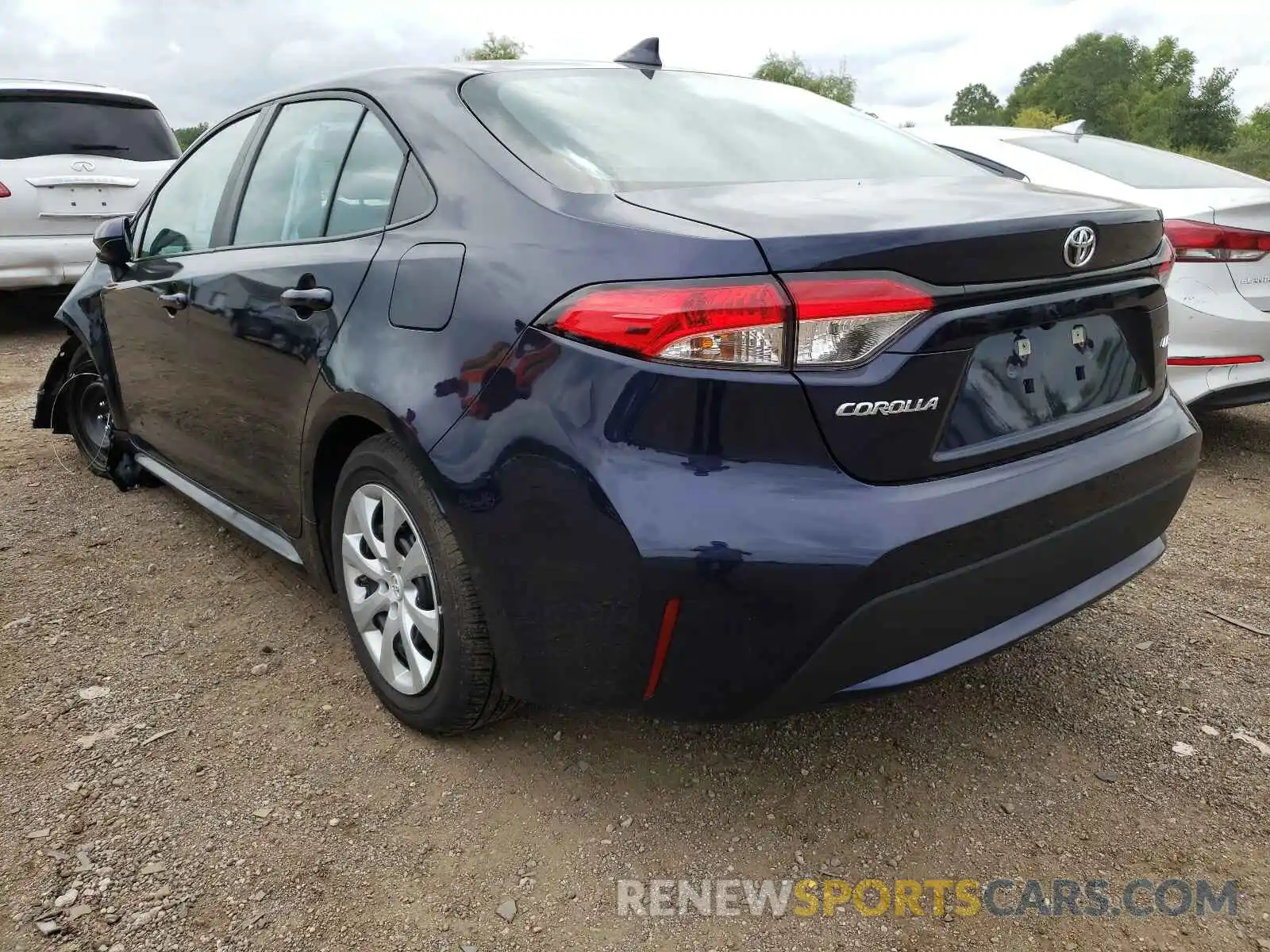 3 Photograph of a damaged car 5YFEPMAE7MP257073 TOYOTA COROLLA 2021