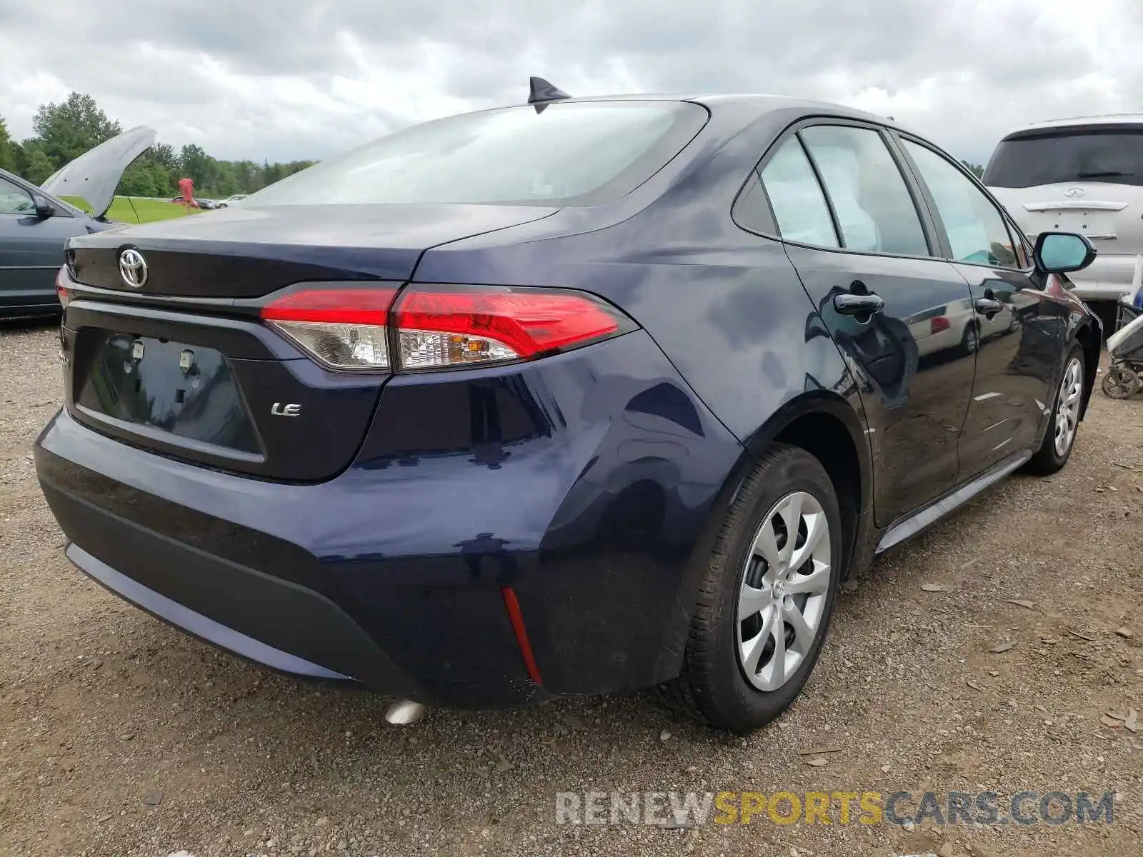 4 Photograph of a damaged car 5YFEPMAE7MP257073 TOYOTA COROLLA 2021