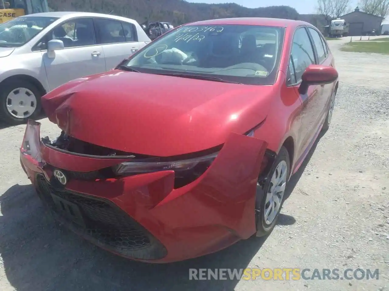 2 Photograph of a damaged car 5YFEPMAE7MP257333 TOYOTA COROLLA 2021