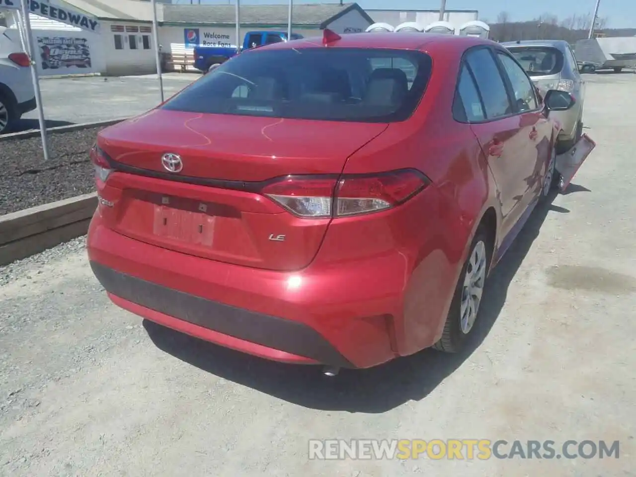 4 Photograph of a damaged car 5YFEPMAE7MP257333 TOYOTA COROLLA 2021