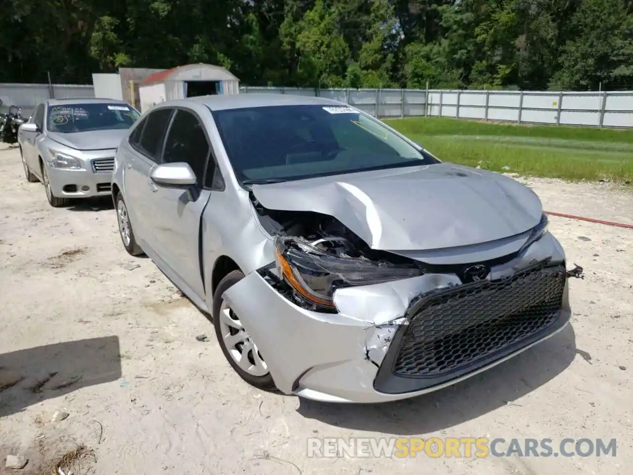 1 Photograph of a damaged car 5YFEPMAE7MP258806 TOYOTA COROLLA 2021