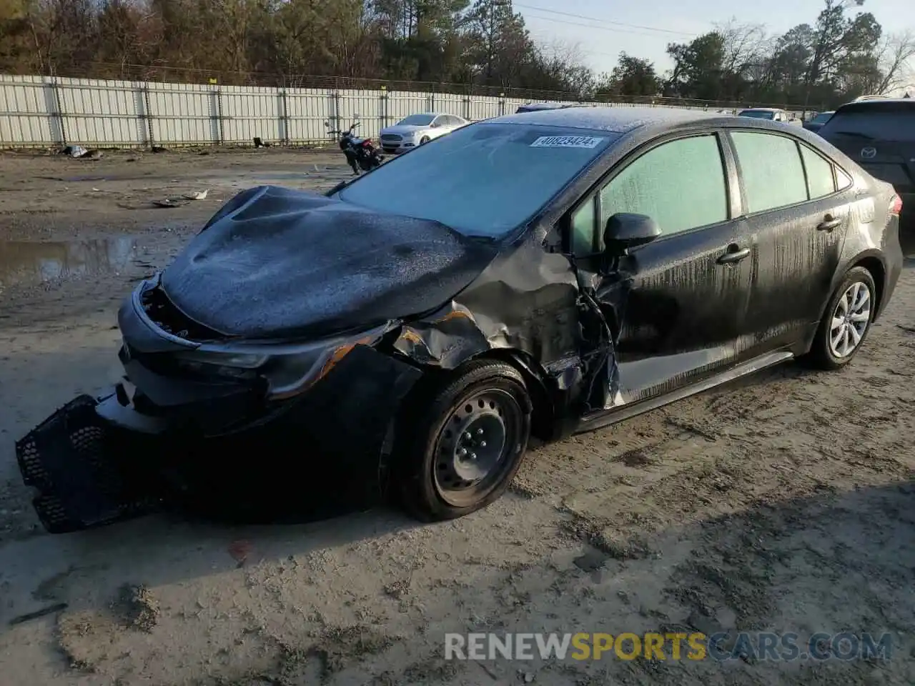 1 Photograph of a damaged car 5YFEPMAE7MP261348 TOYOTA COROLLA 2021