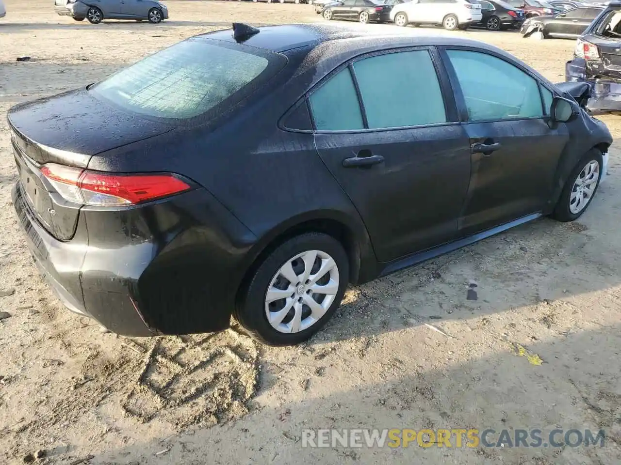 3 Photograph of a damaged car 5YFEPMAE7MP261348 TOYOTA COROLLA 2021