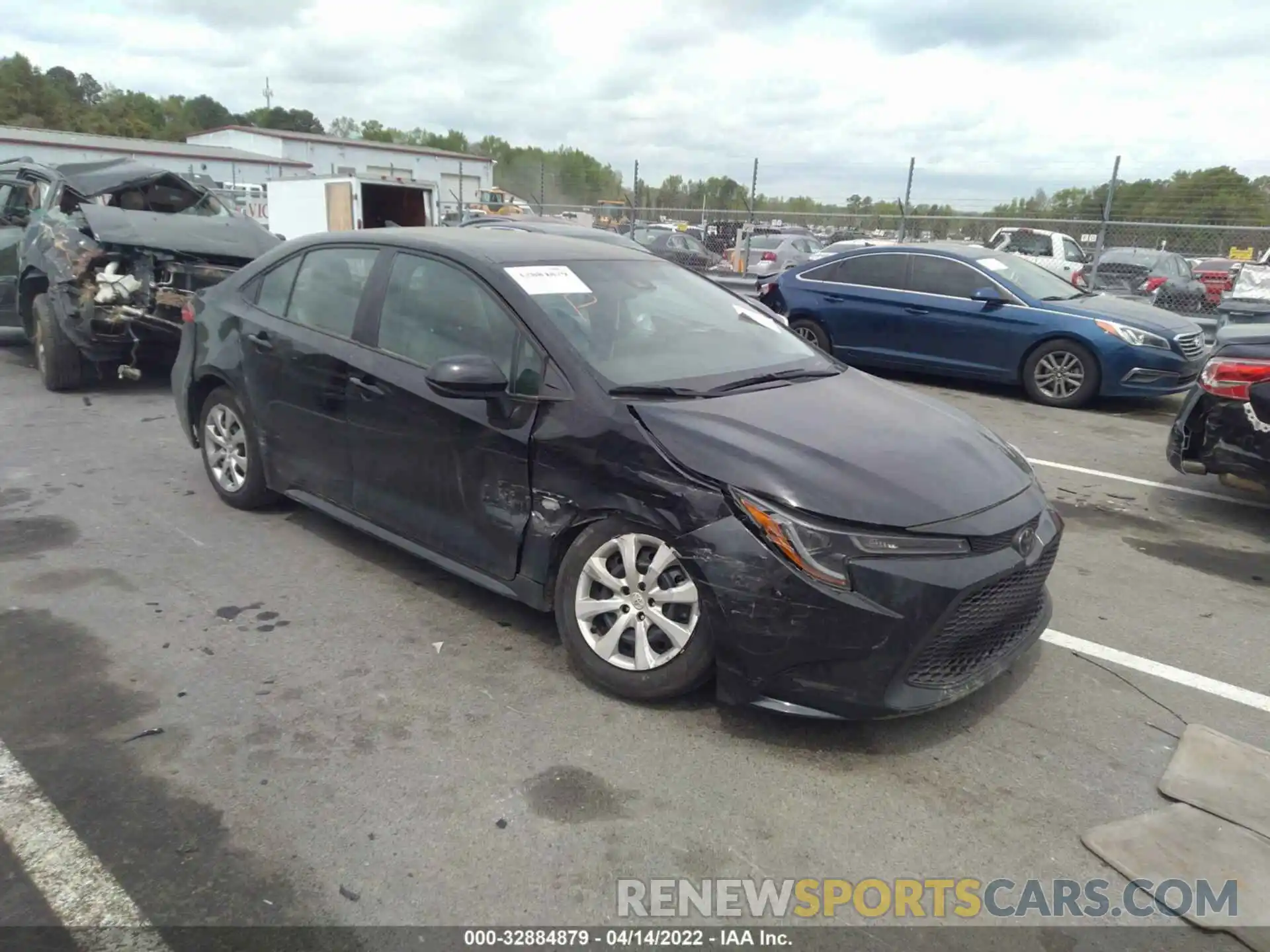 1 Photograph of a damaged car 5YFEPMAE7MP261849 TOYOTA COROLLA 2021