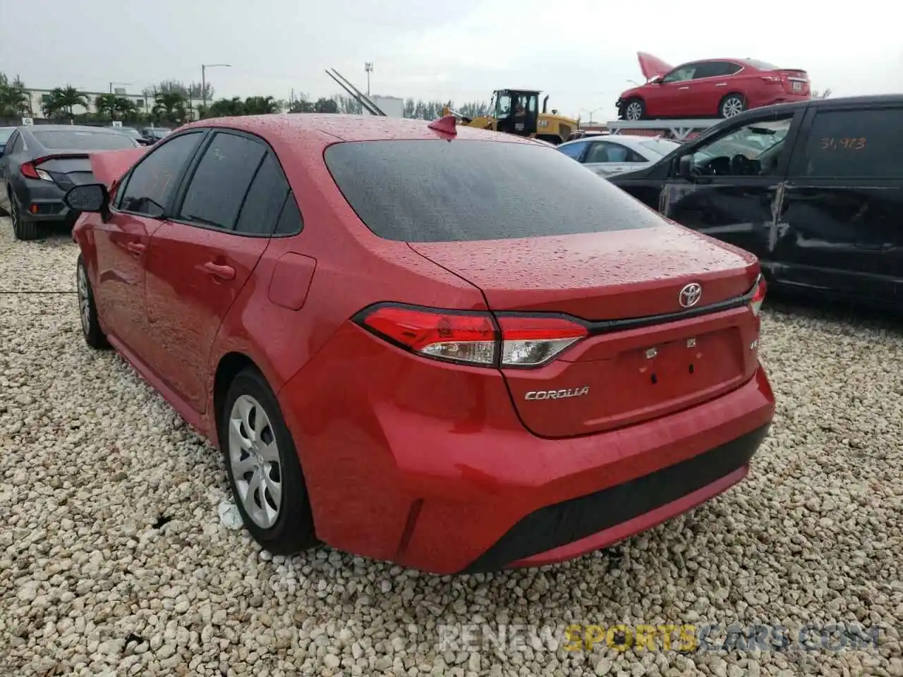 3 Photograph of a damaged car 5YFEPMAE7MP263410 TOYOTA COROLLA 2021