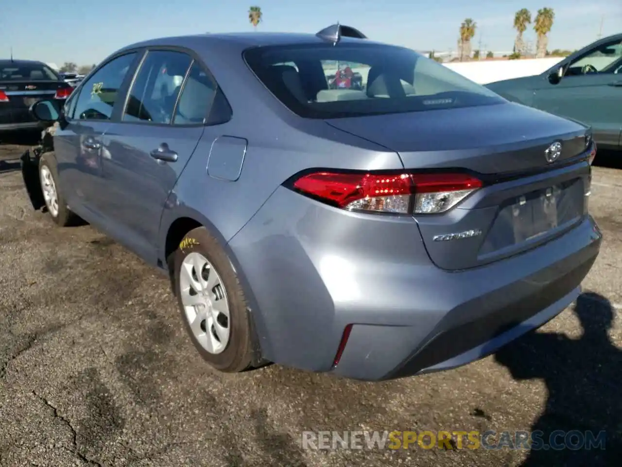 3 Photograph of a damaged car 5YFEPMAE7MP265335 TOYOTA COROLLA 2021