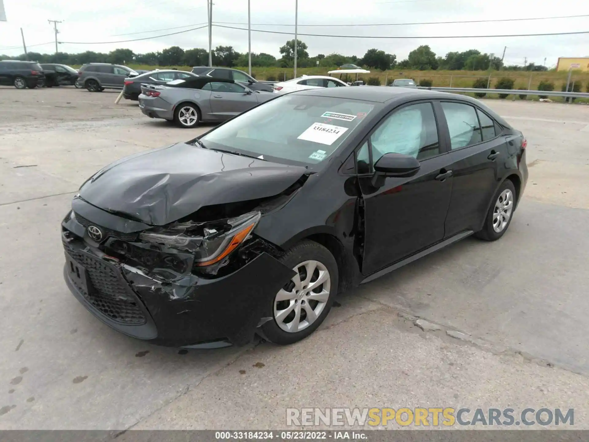 2 Photograph of a damaged car 5YFEPMAE7MP267506 TOYOTA COROLLA 2021