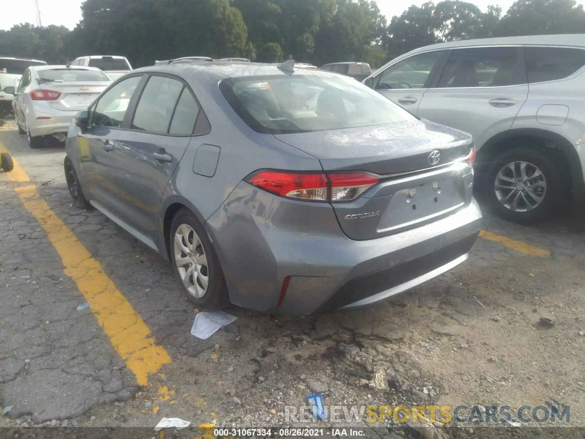 3 Photograph of a damaged car 5YFEPMAE7MP267537 TOYOTA COROLLA 2021