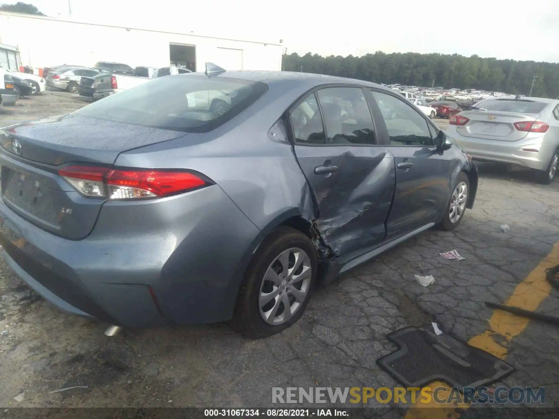 6 Photograph of a damaged car 5YFEPMAE7MP267537 TOYOTA COROLLA 2021