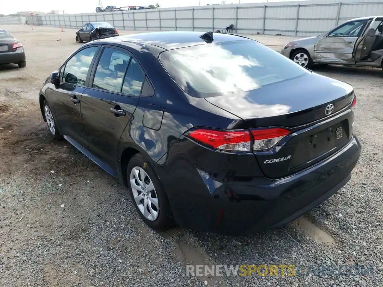 3 Photograph of a damaged car 5YFEPMAE7MP270809 TOYOTA COROLLA 2021