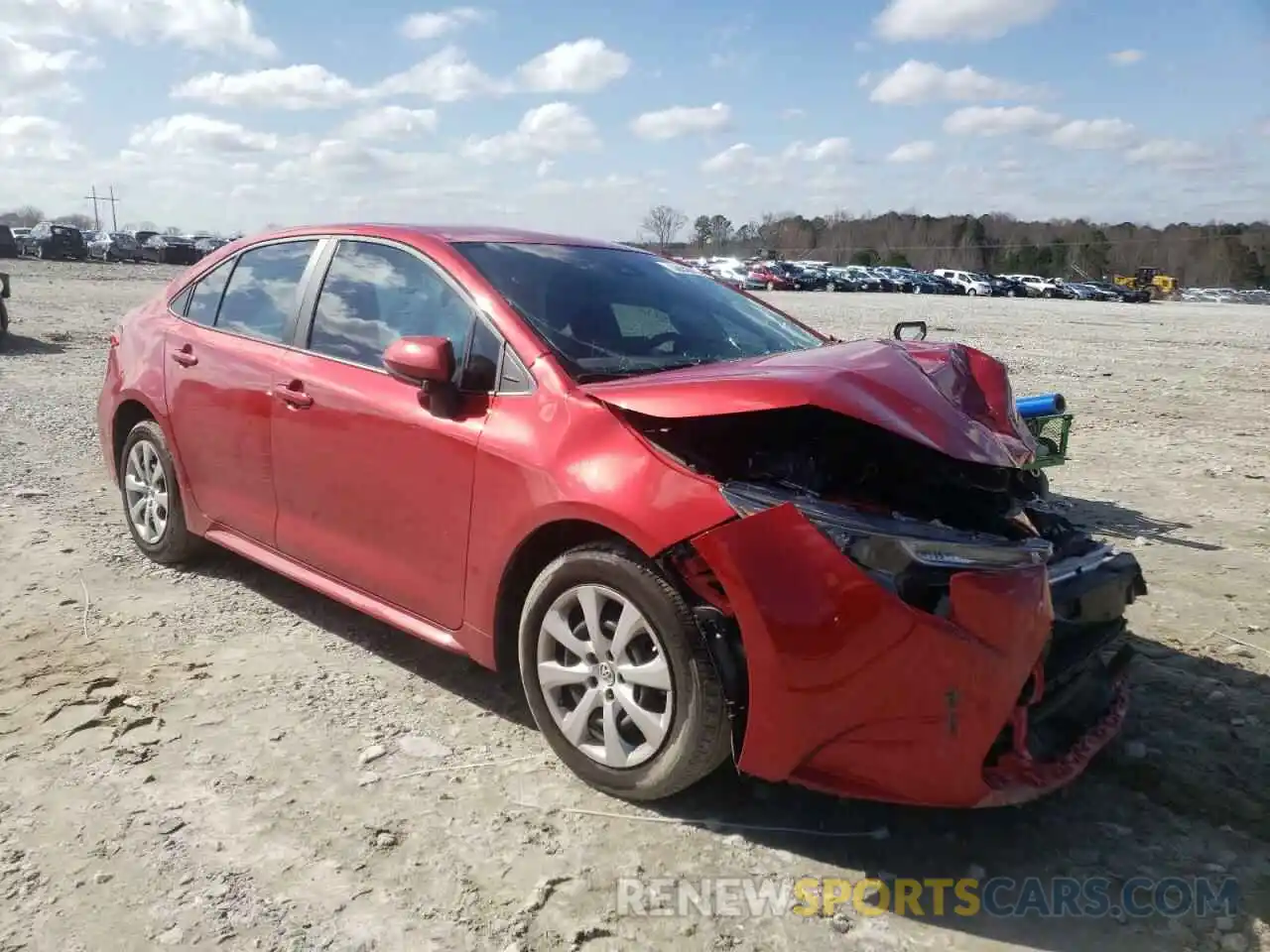 1 Photograph of a damaged car 5YFEPMAE7MP271104 TOYOTA COROLLA 2021