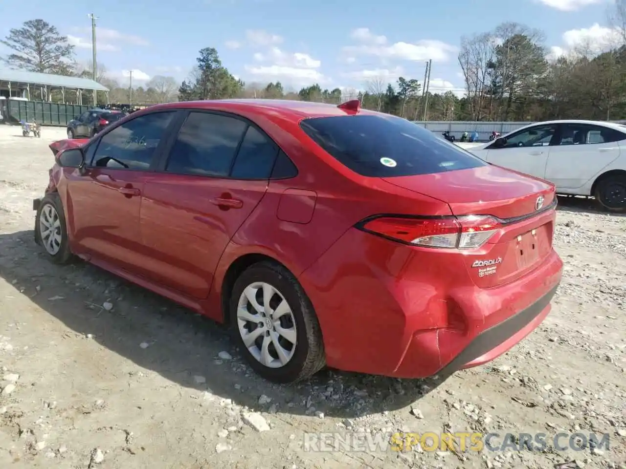 3 Photograph of a damaged car 5YFEPMAE7MP271104 TOYOTA COROLLA 2021