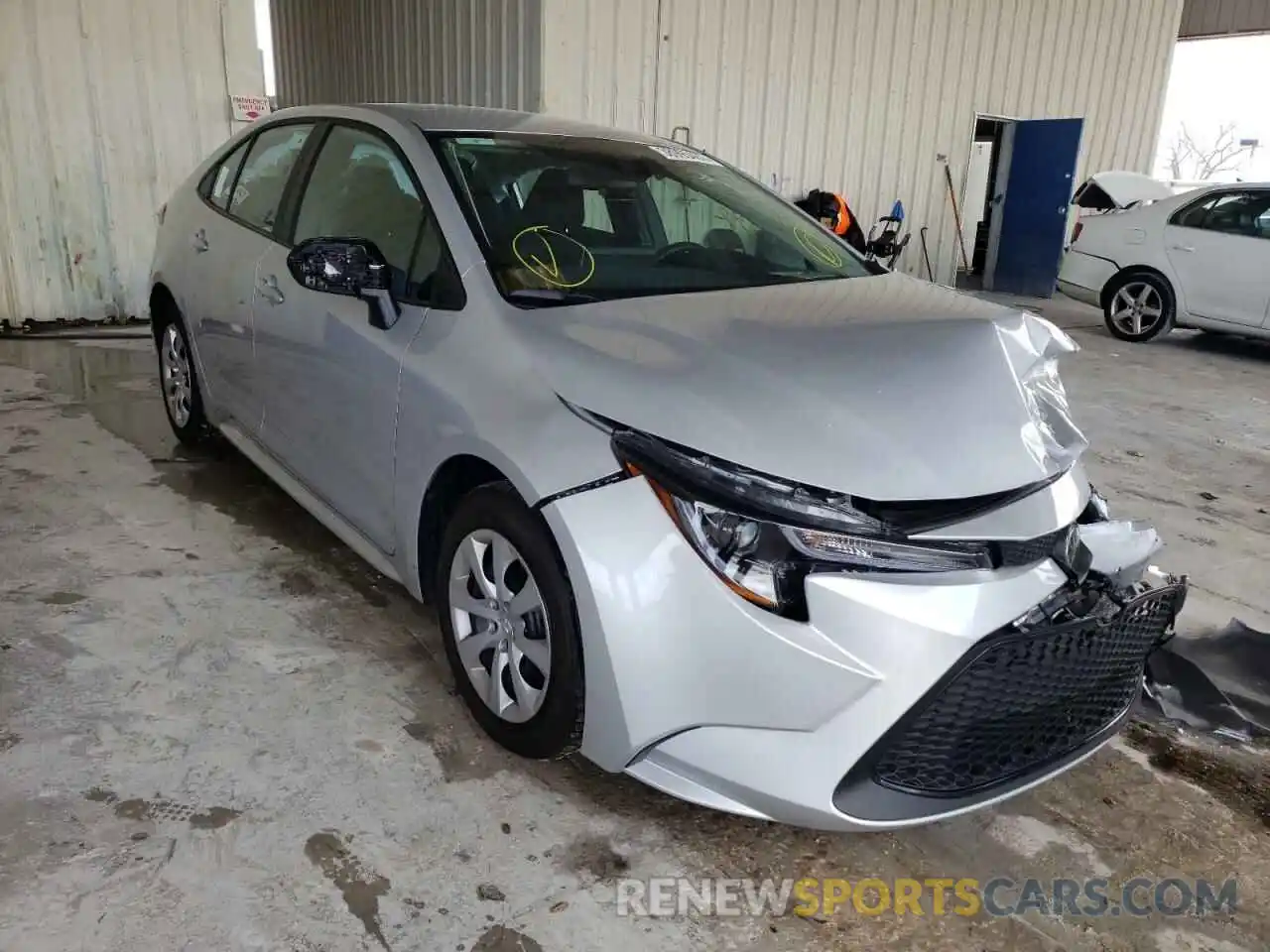 1 Photograph of a damaged car 5YFEPMAE7MP271197 TOYOTA COROLLA 2021