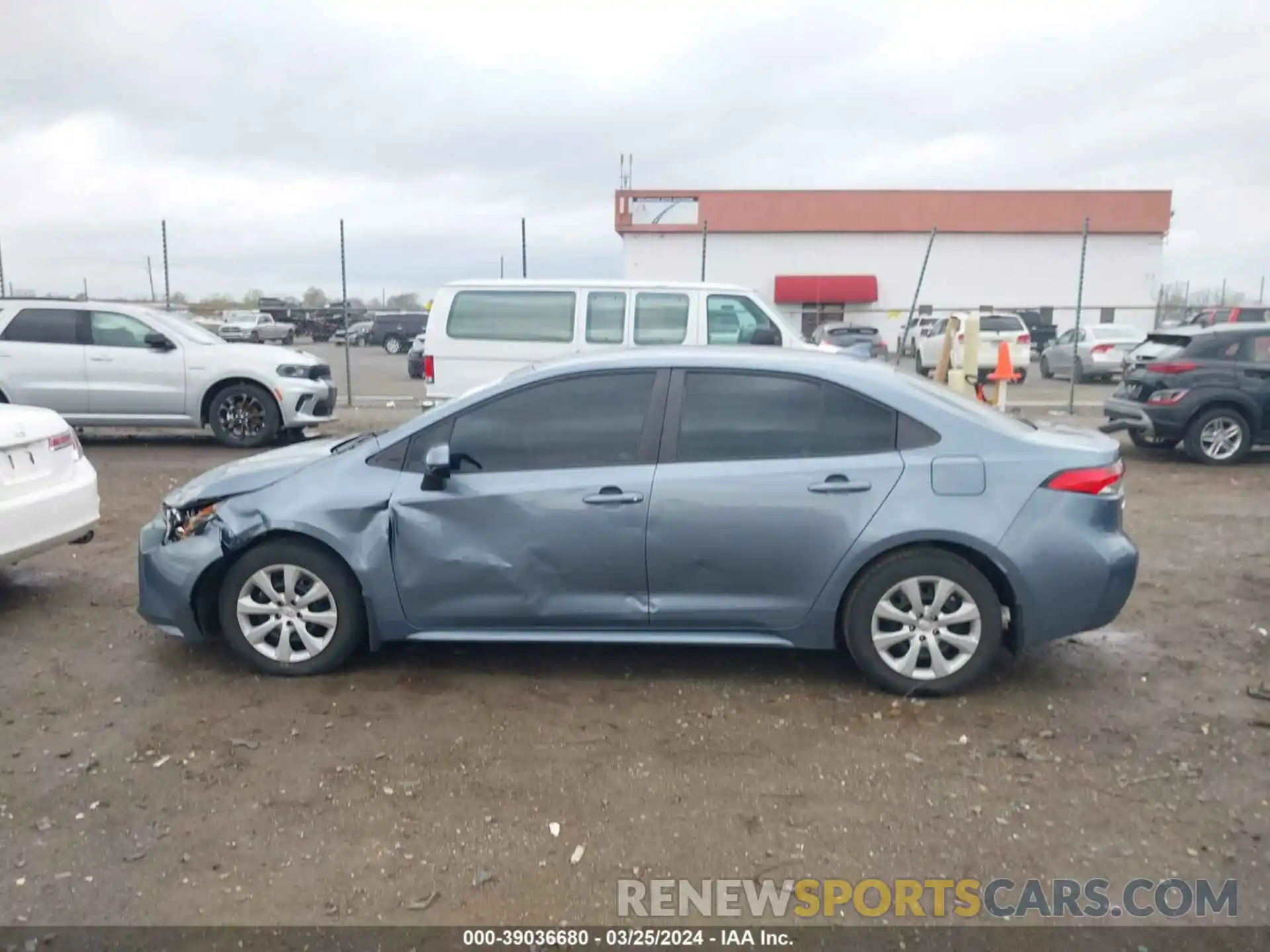 14 Photograph of a damaged car 5YFEPMAE7MP271393 TOYOTA COROLLA 2021