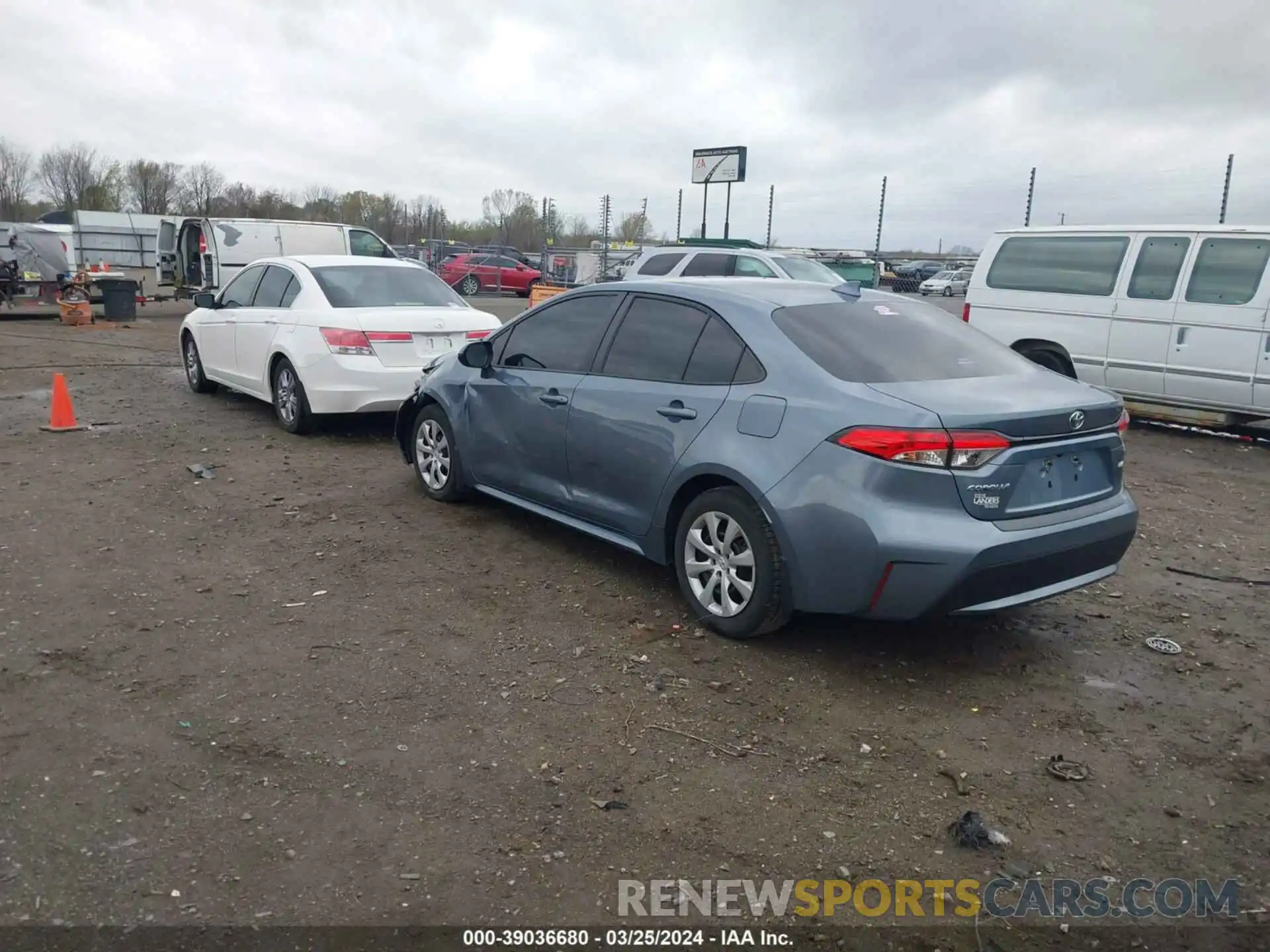 3 Photograph of a damaged car 5YFEPMAE7MP271393 TOYOTA COROLLA 2021