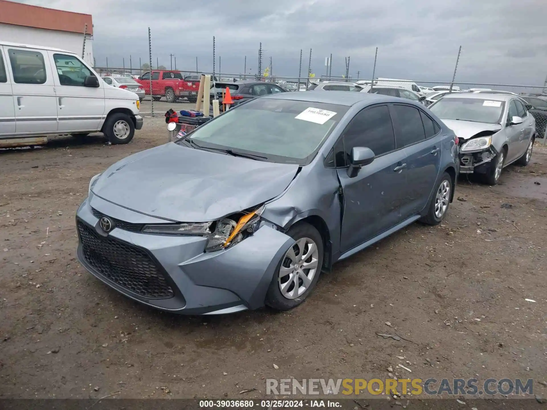 6 Photograph of a damaged car 5YFEPMAE7MP271393 TOYOTA COROLLA 2021