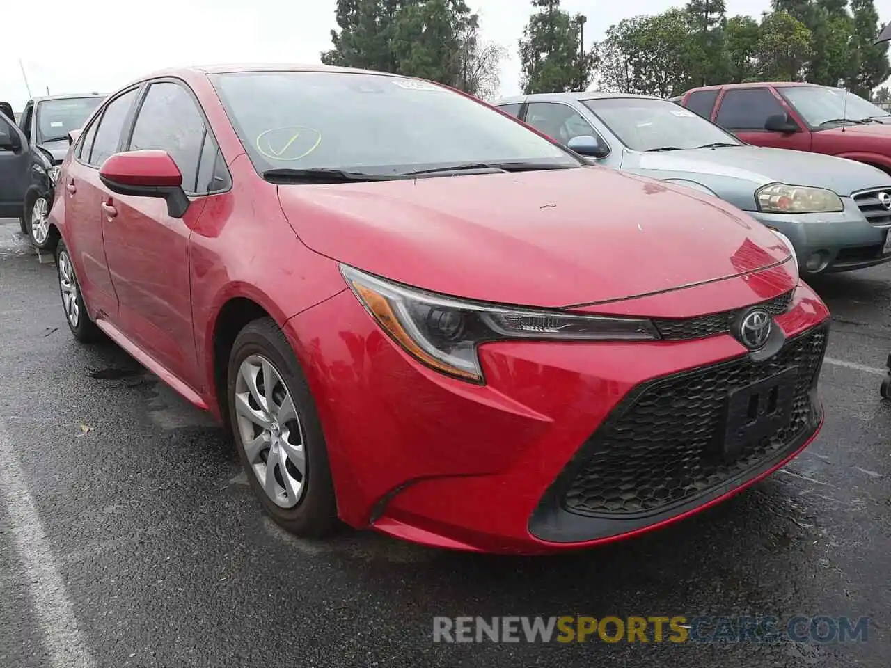 1 Photograph of a damaged car 5YFEPMAE8MP146824 TOYOTA COROLLA 2021