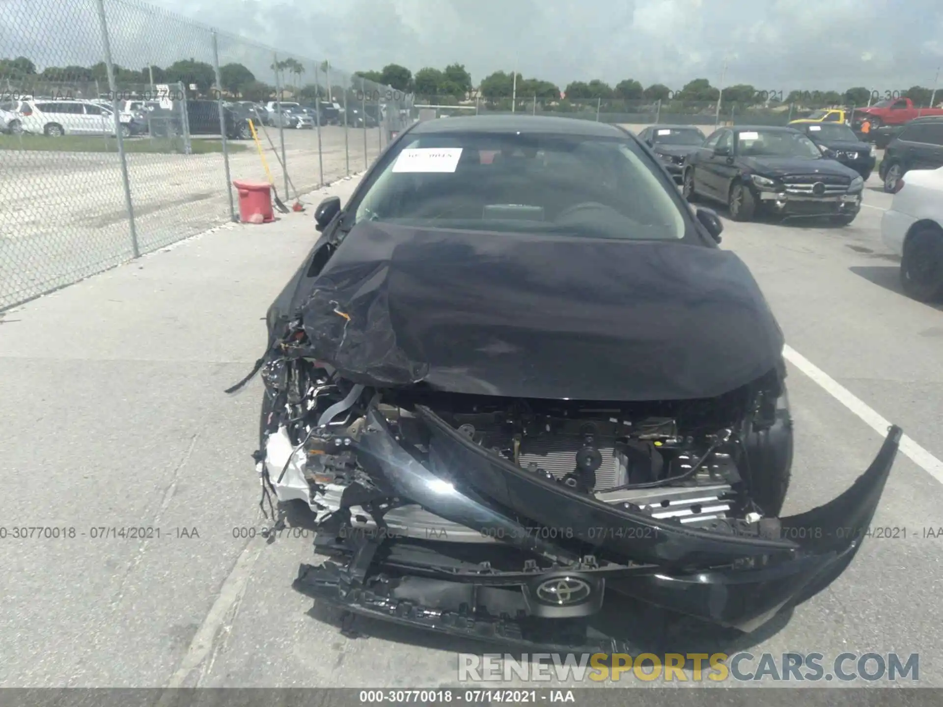 6 Photograph of a damaged car 5YFEPMAE8MP147276 TOYOTA COROLLA 2021