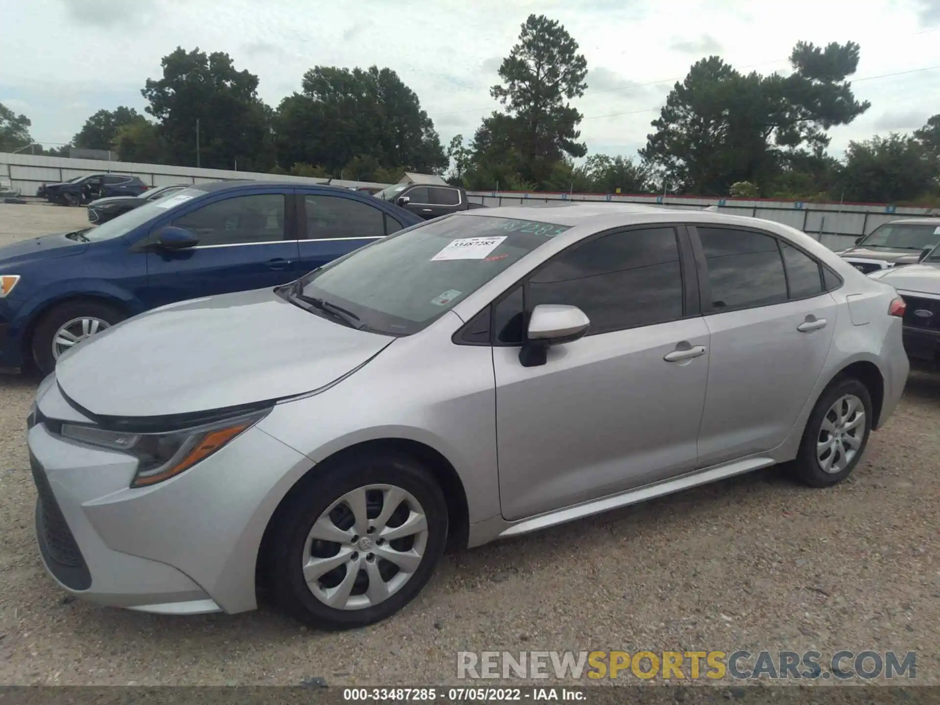 2 Photograph of a damaged car 5YFEPMAE8MP147889 TOYOTA COROLLA 2021