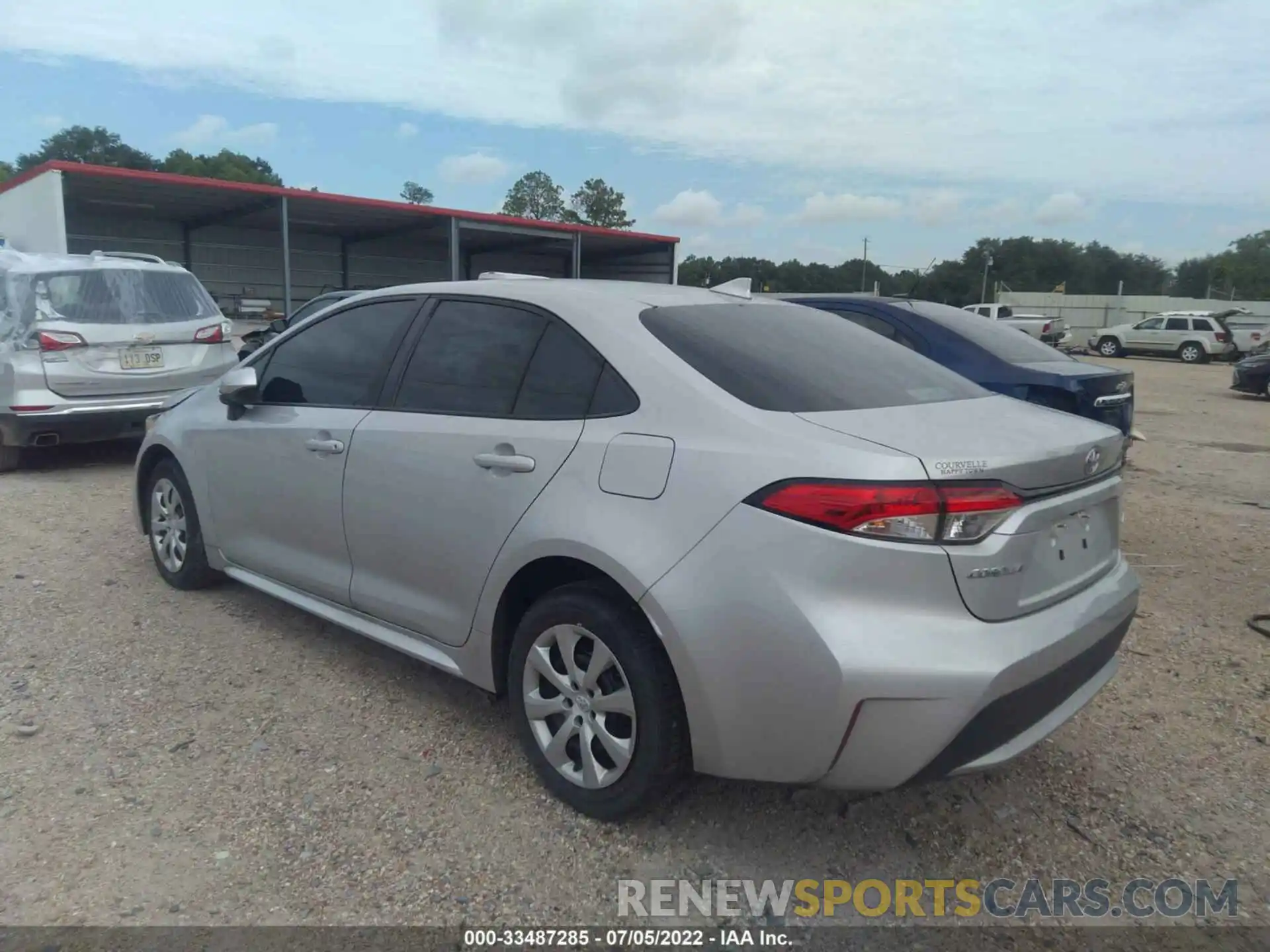 3 Photograph of a damaged car 5YFEPMAE8MP147889 TOYOTA COROLLA 2021