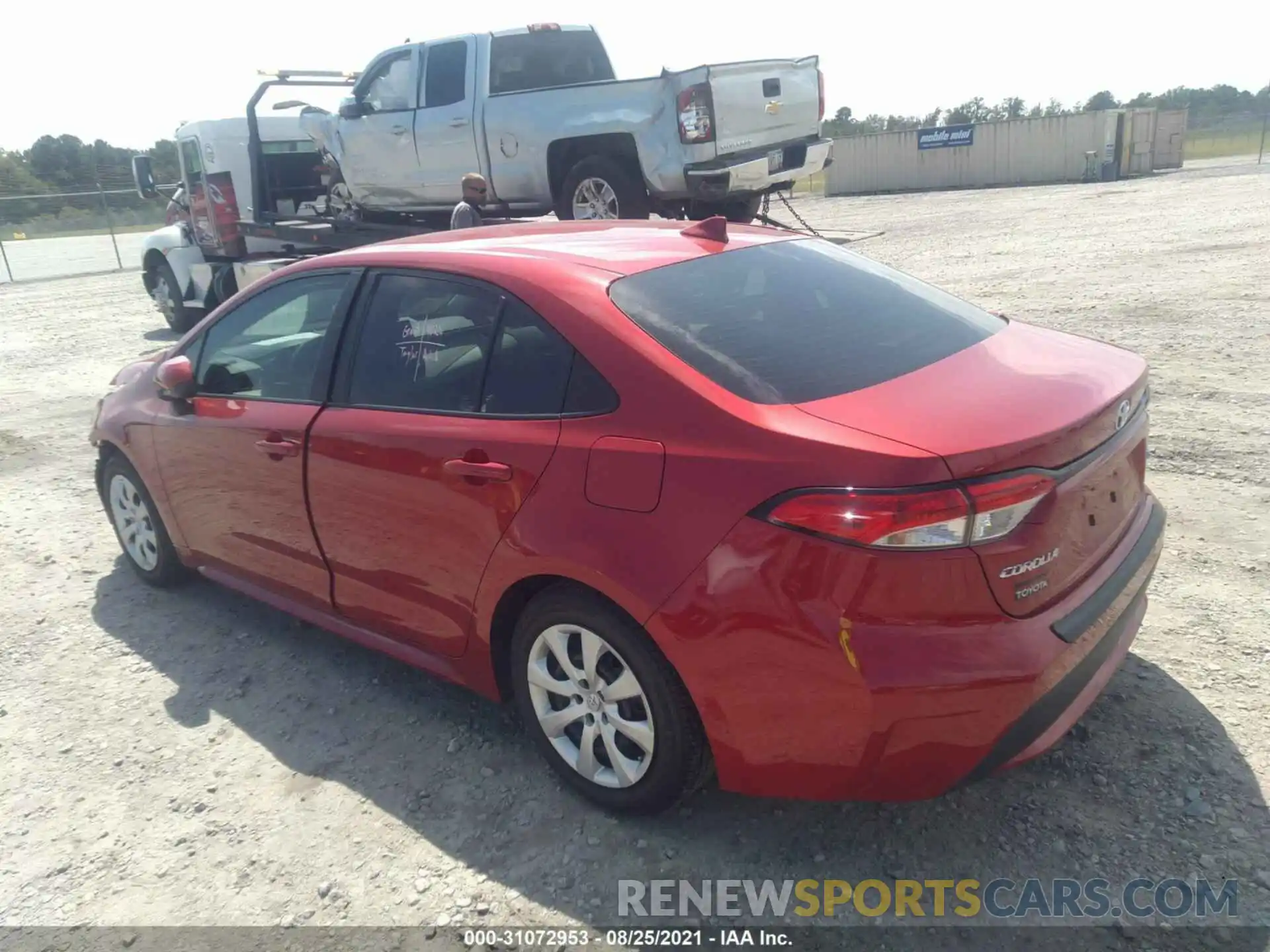 3 Photograph of a damaged car 5YFEPMAE8MP148217 TOYOTA COROLLA 2021