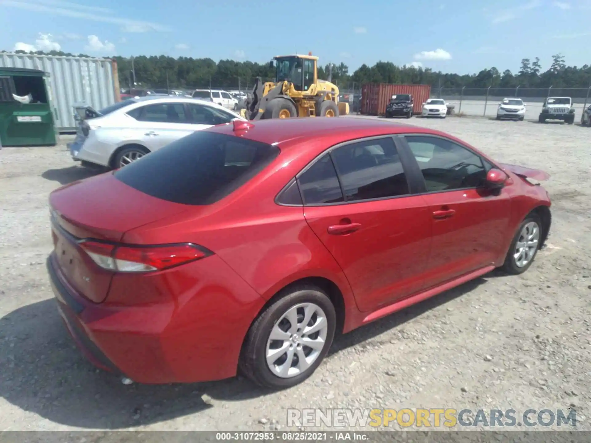 4 Photograph of a damaged car 5YFEPMAE8MP148217 TOYOTA COROLLA 2021