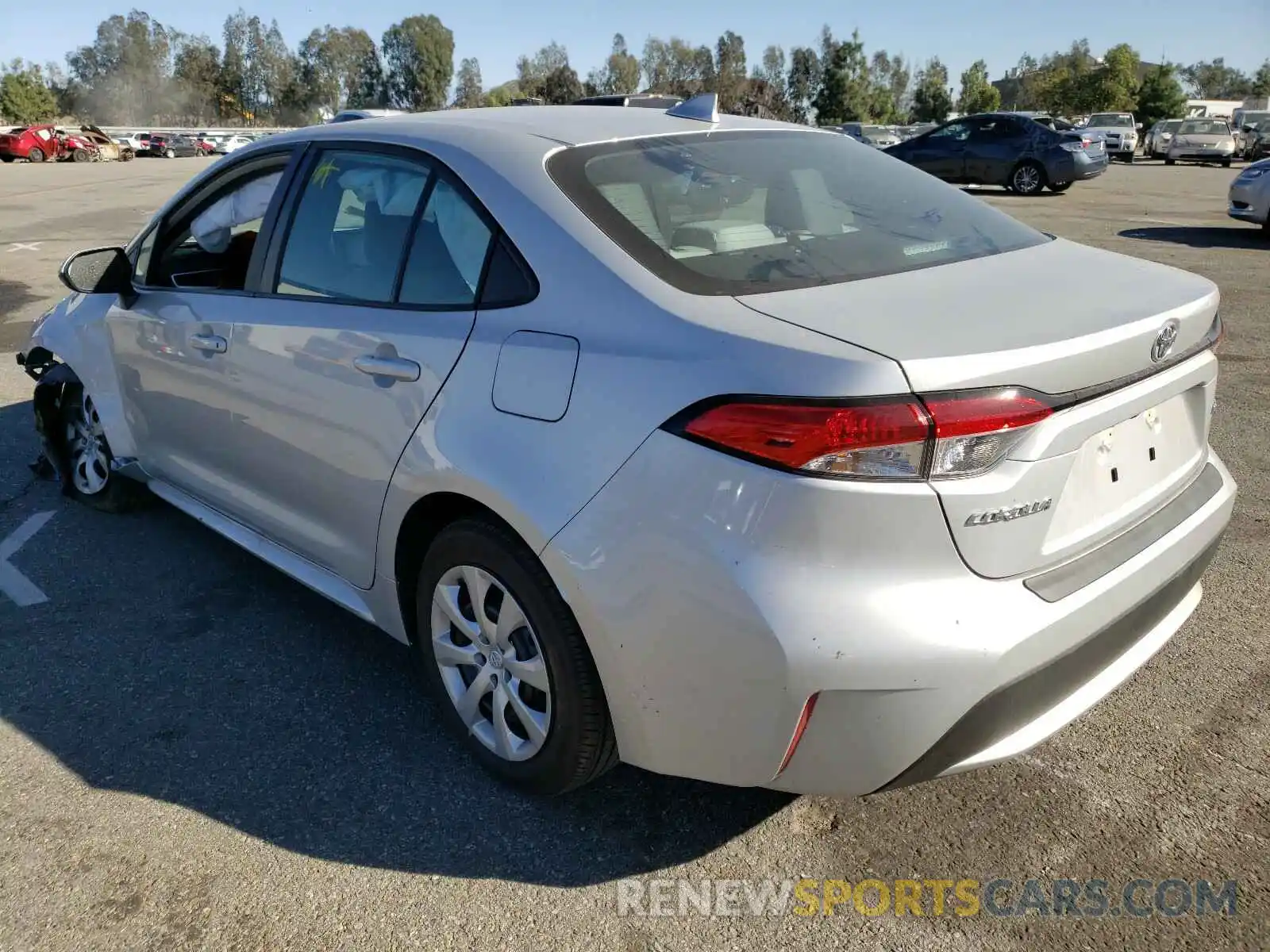 3 Photograph of a damaged car 5YFEPMAE8MP149500 TOYOTA COROLLA 2021