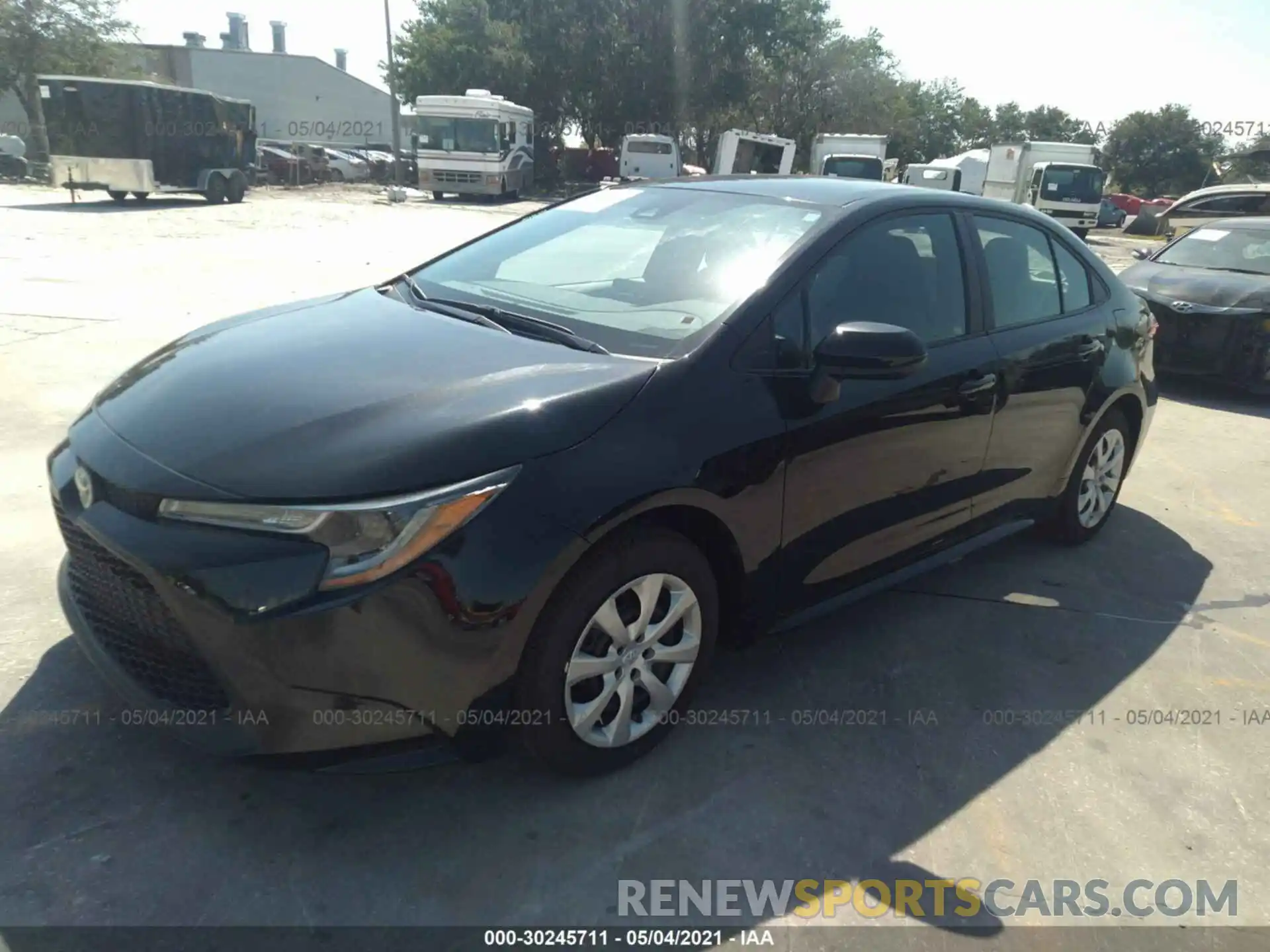 2 Photograph of a damaged car 5YFEPMAE8MP149545 TOYOTA COROLLA 2021