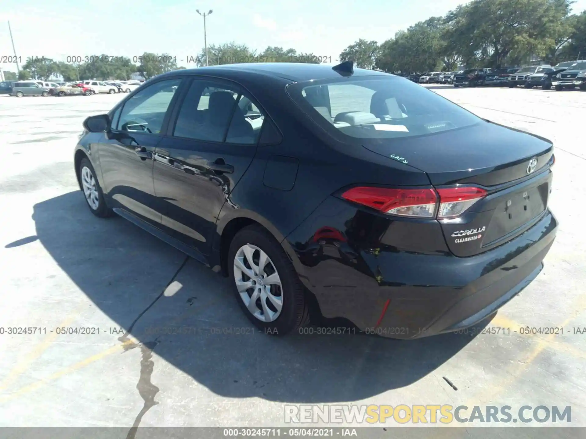 3 Photograph of a damaged car 5YFEPMAE8MP149545 TOYOTA COROLLA 2021