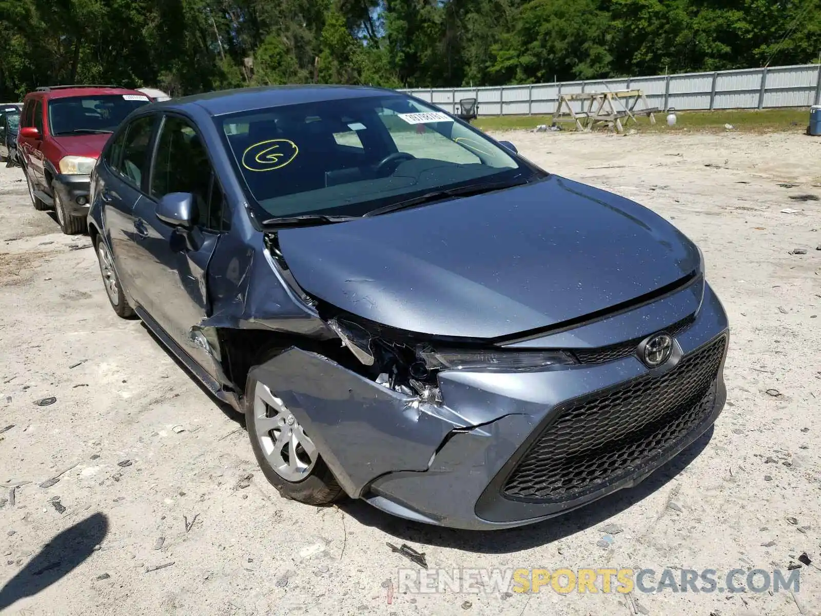 1 Photograph of a damaged car 5YFEPMAE8MP150288 TOYOTA COROLLA 2021