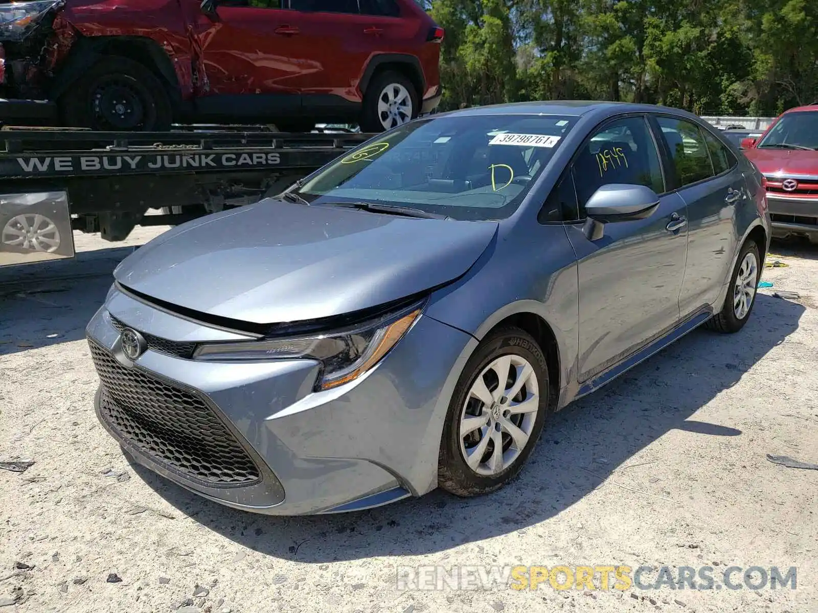 2 Photograph of a damaged car 5YFEPMAE8MP150288 TOYOTA COROLLA 2021