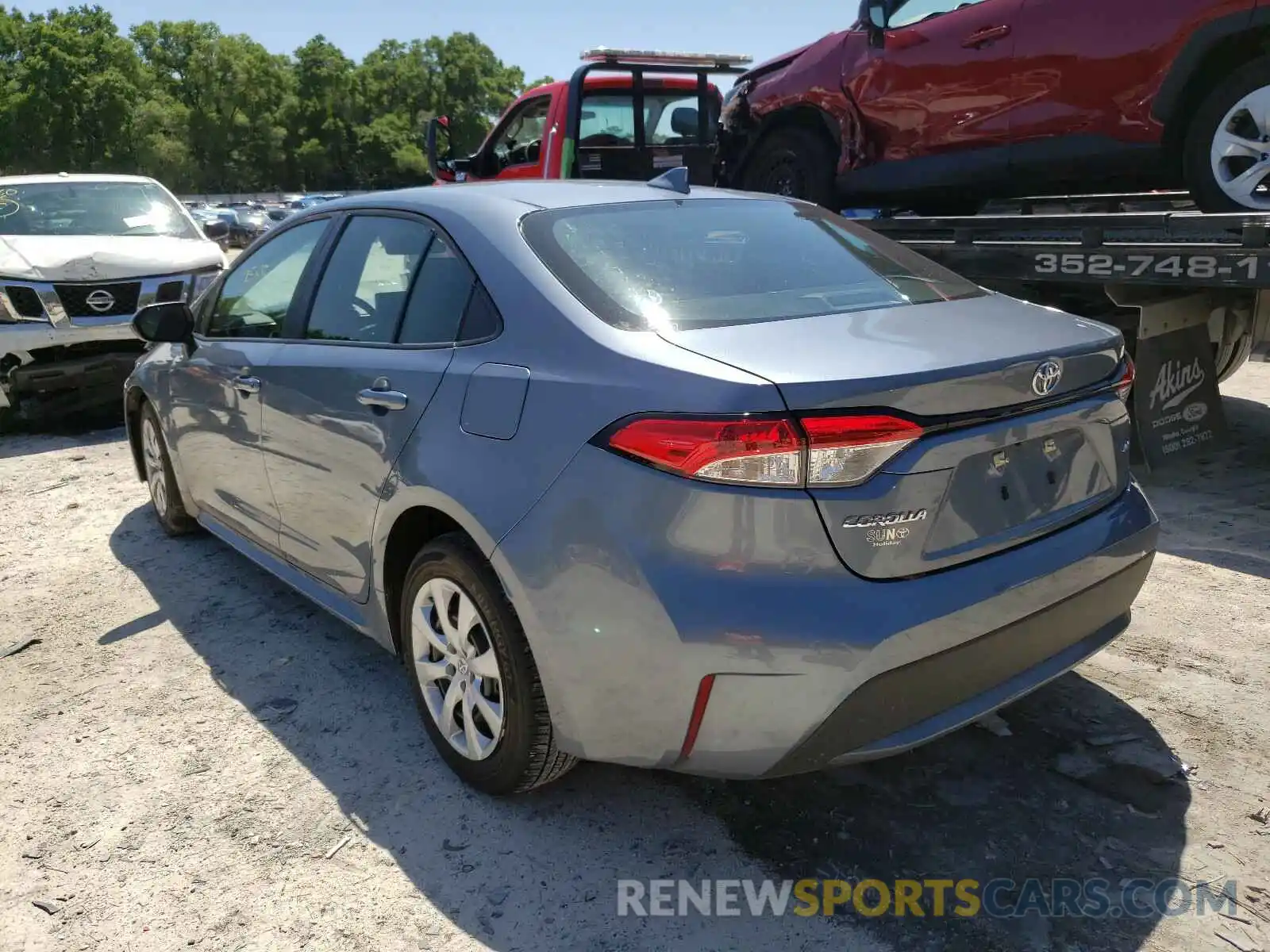 3 Photograph of a damaged car 5YFEPMAE8MP150288 TOYOTA COROLLA 2021