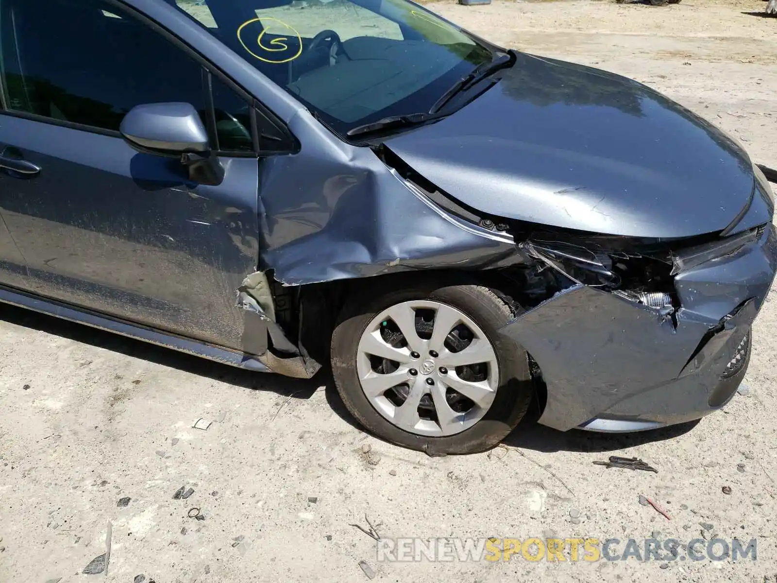 9 Photograph of a damaged car 5YFEPMAE8MP150288 TOYOTA COROLLA 2021