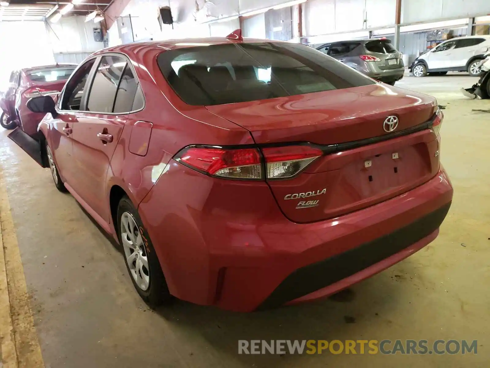 3 Photograph of a damaged car 5YFEPMAE8MP153384 TOYOTA COROLLA 2021