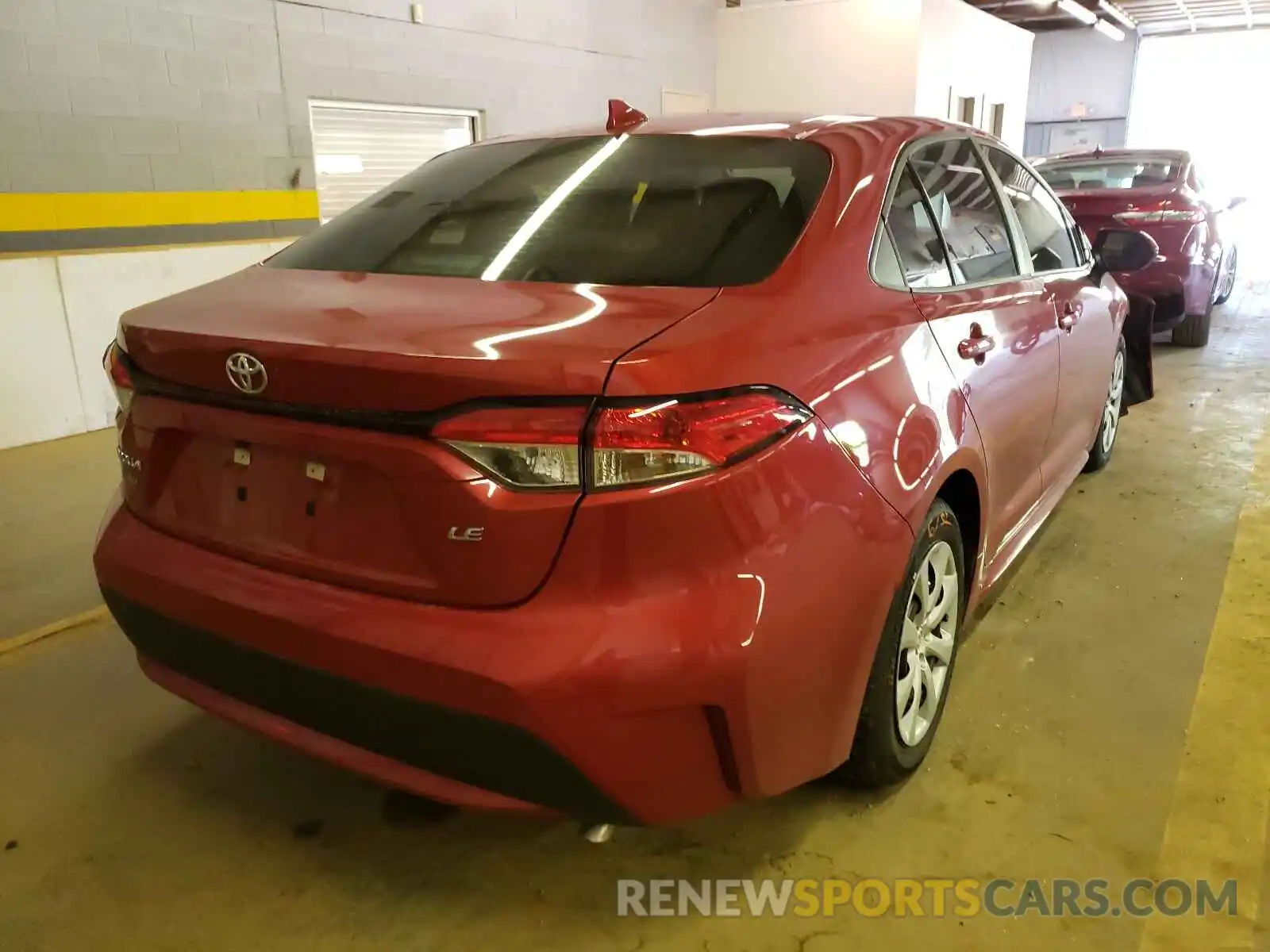 4 Photograph of a damaged car 5YFEPMAE8MP153384 TOYOTA COROLLA 2021