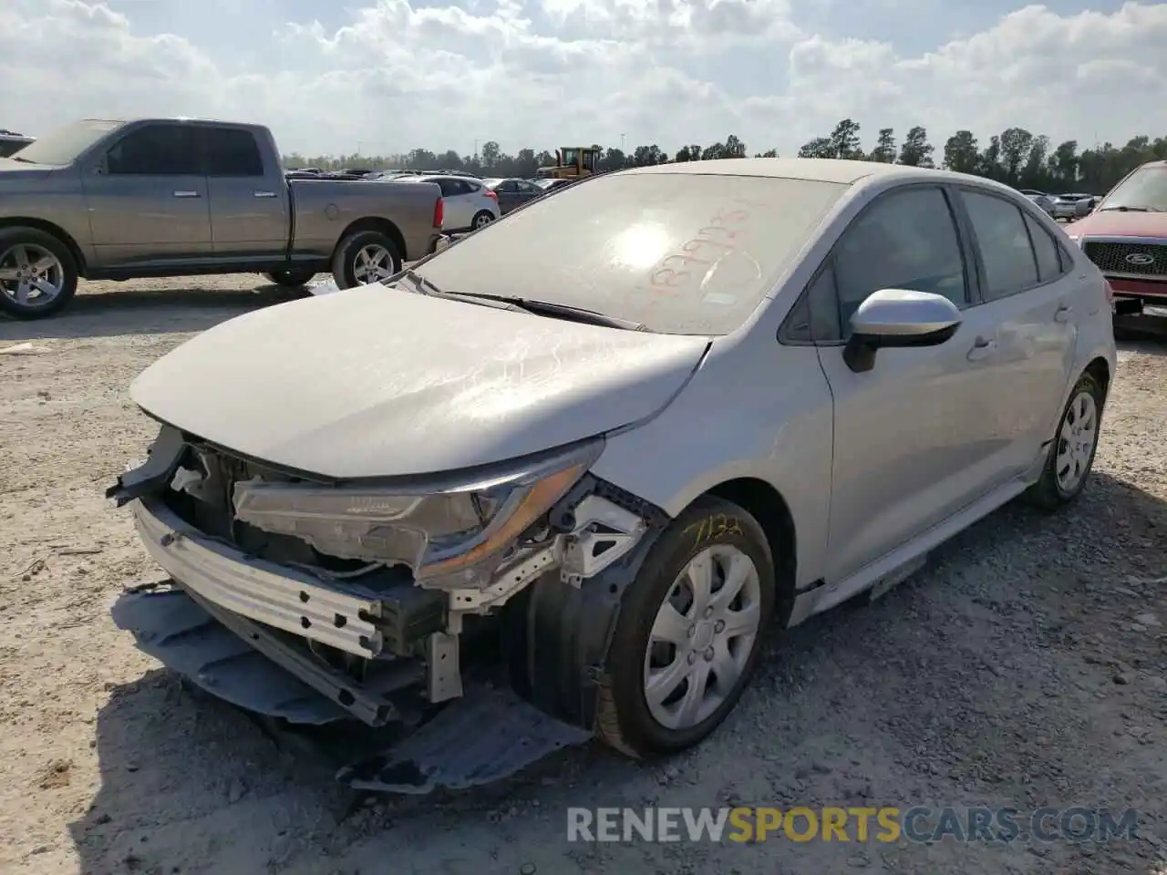 2 Photograph of a damaged car 5YFEPMAE8MP153496 TOYOTA COROLLA 2021