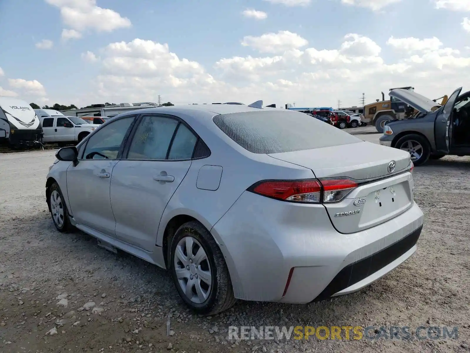 3 Photograph of a damaged car 5YFEPMAE8MP153496 TOYOTA COROLLA 2021