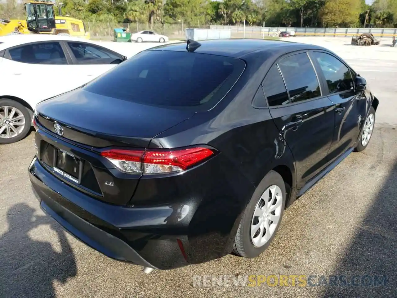 4 Photograph of a damaged car 5YFEPMAE8MP153837 TOYOTA COROLLA 2021