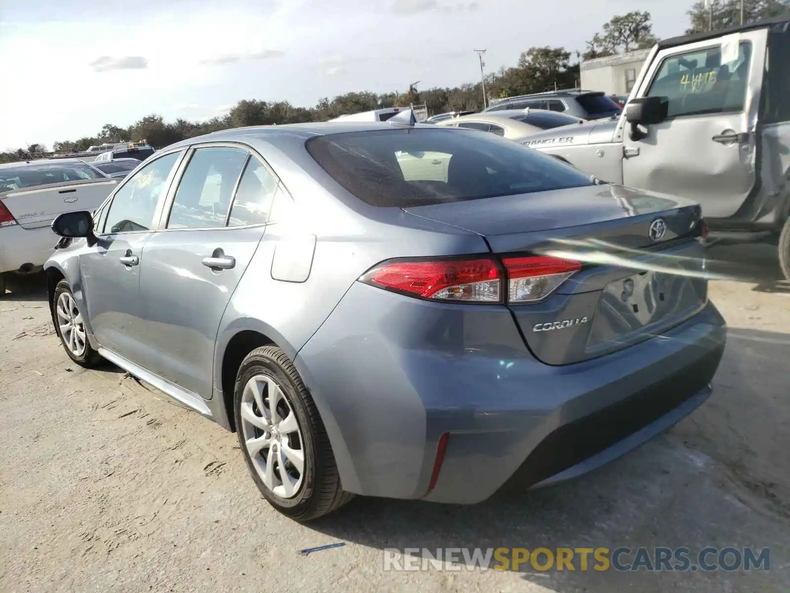 3 Photograph of a damaged car 5YFEPMAE8MP154941 TOYOTA COROLLA 2021