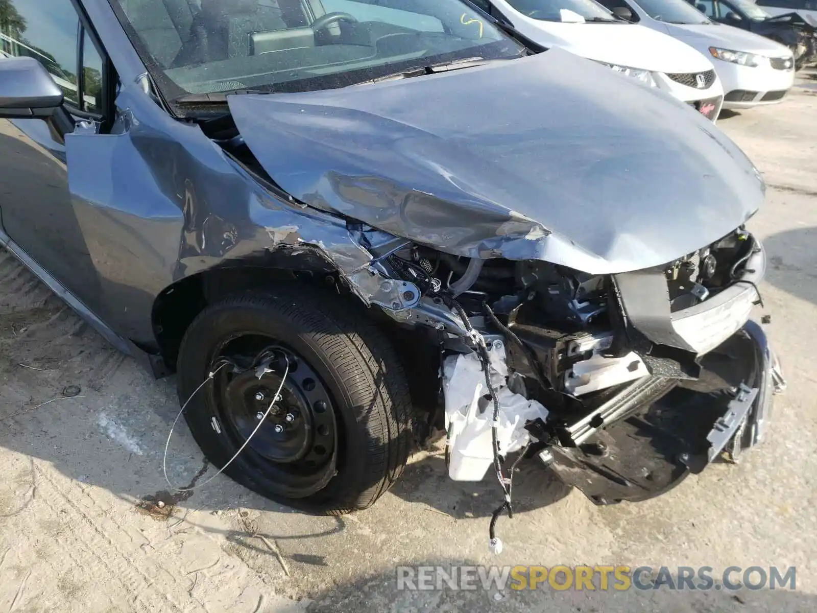 9 Photograph of a damaged car 5YFEPMAE8MP154941 TOYOTA COROLLA 2021