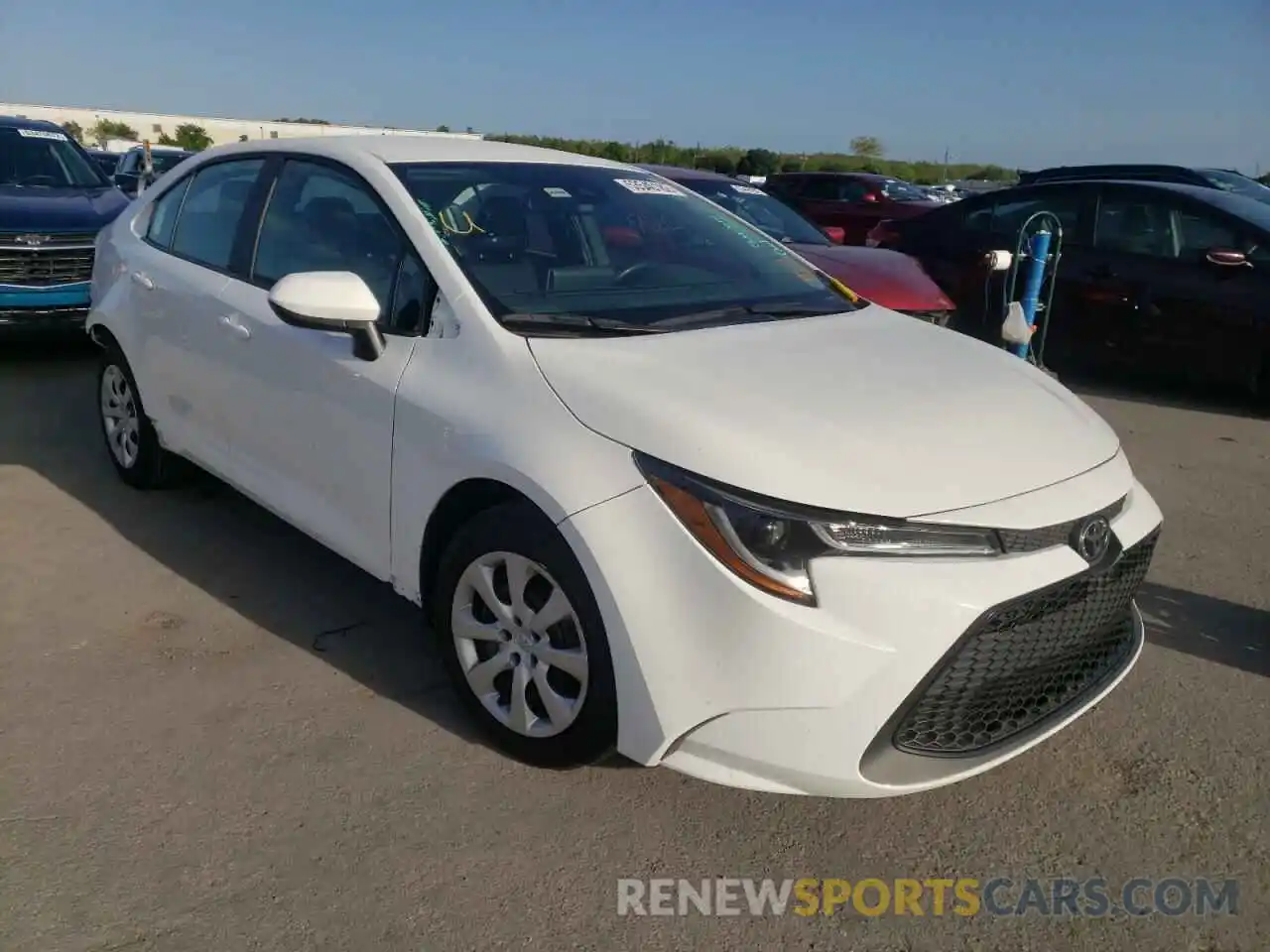 1 Photograph of a damaged car 5YFEPMAE8MP156253 TOYOTA COROLLA 2021