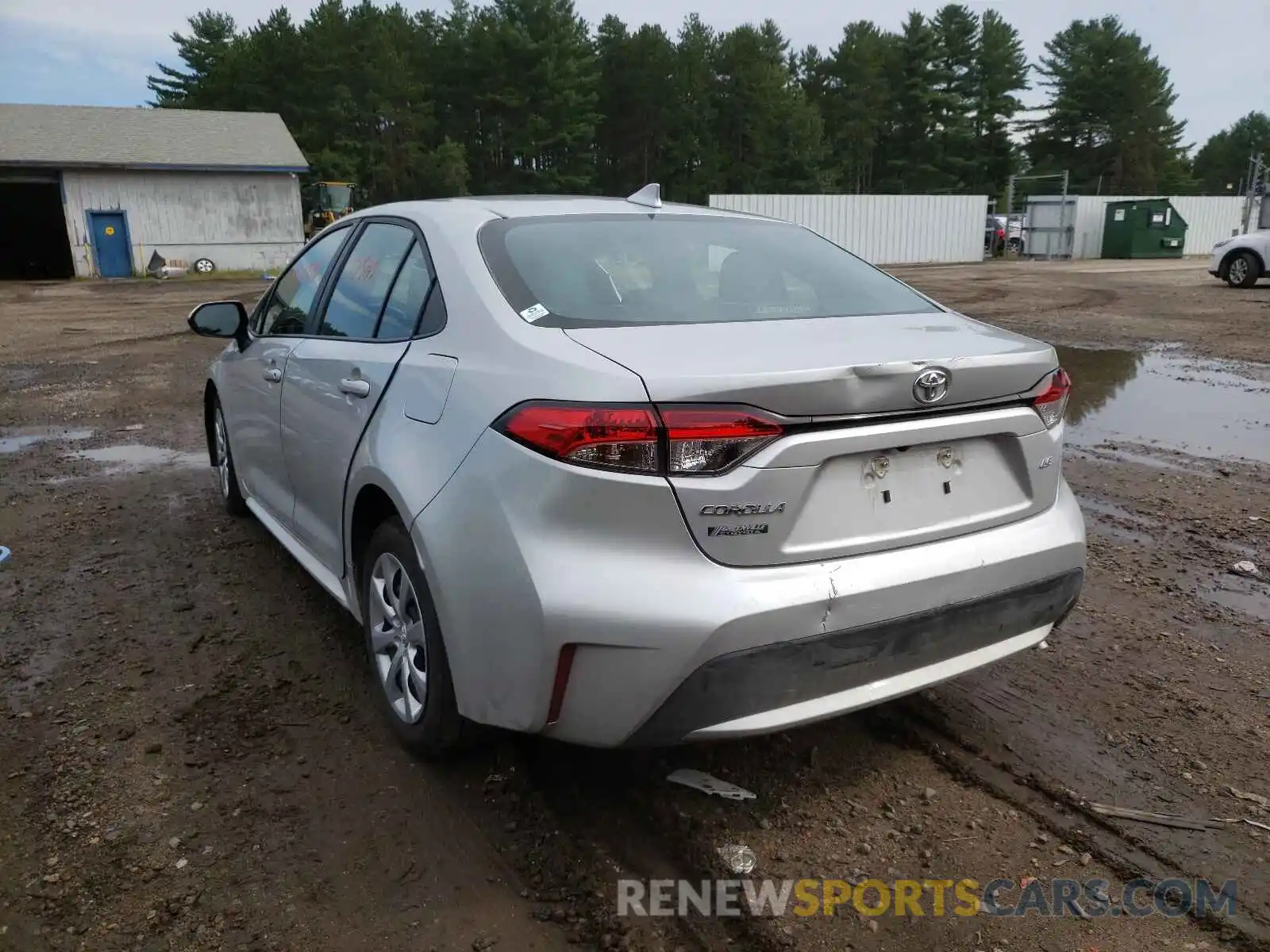 3 Photograph of a damaged car 5YFEPMAE8MP156432 TOYOTA COROLLA 2021