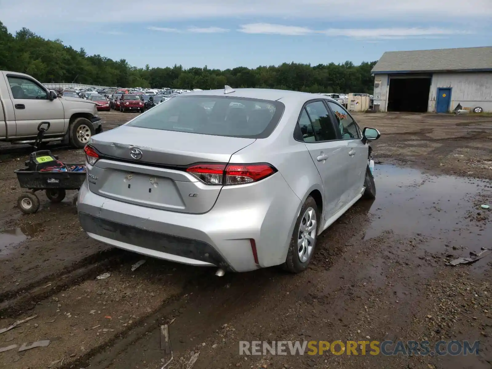 4 Photograph of a damaged car 5YFEPMAE8MP156432 TOYOTA COROLLA 2021