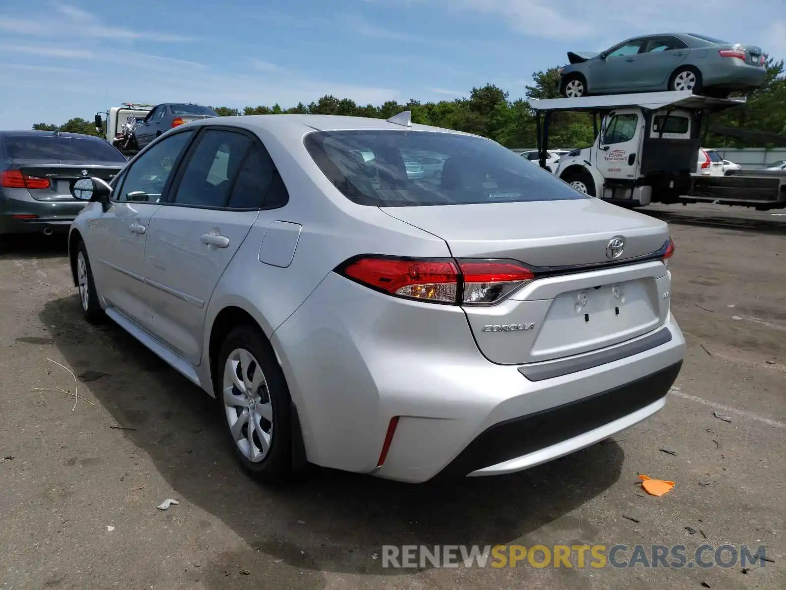 3 Photograph of a damaged car 5YFEPMAE8MP157726 TOYOTA COROLLA 2021