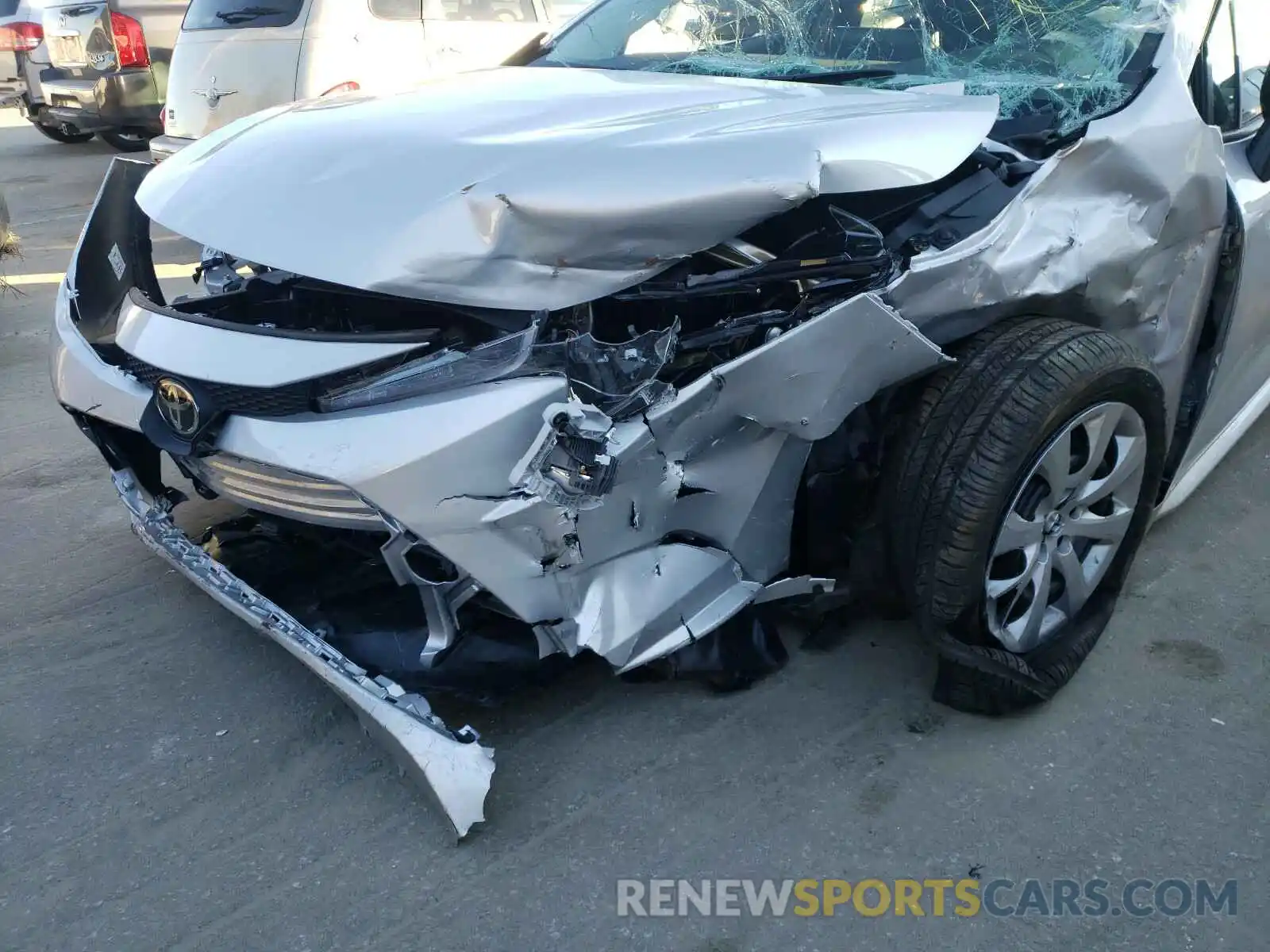 9 Photograph of a damaged car 5YFEPMAE8MP158486 TOYOTA COROLLA 2021