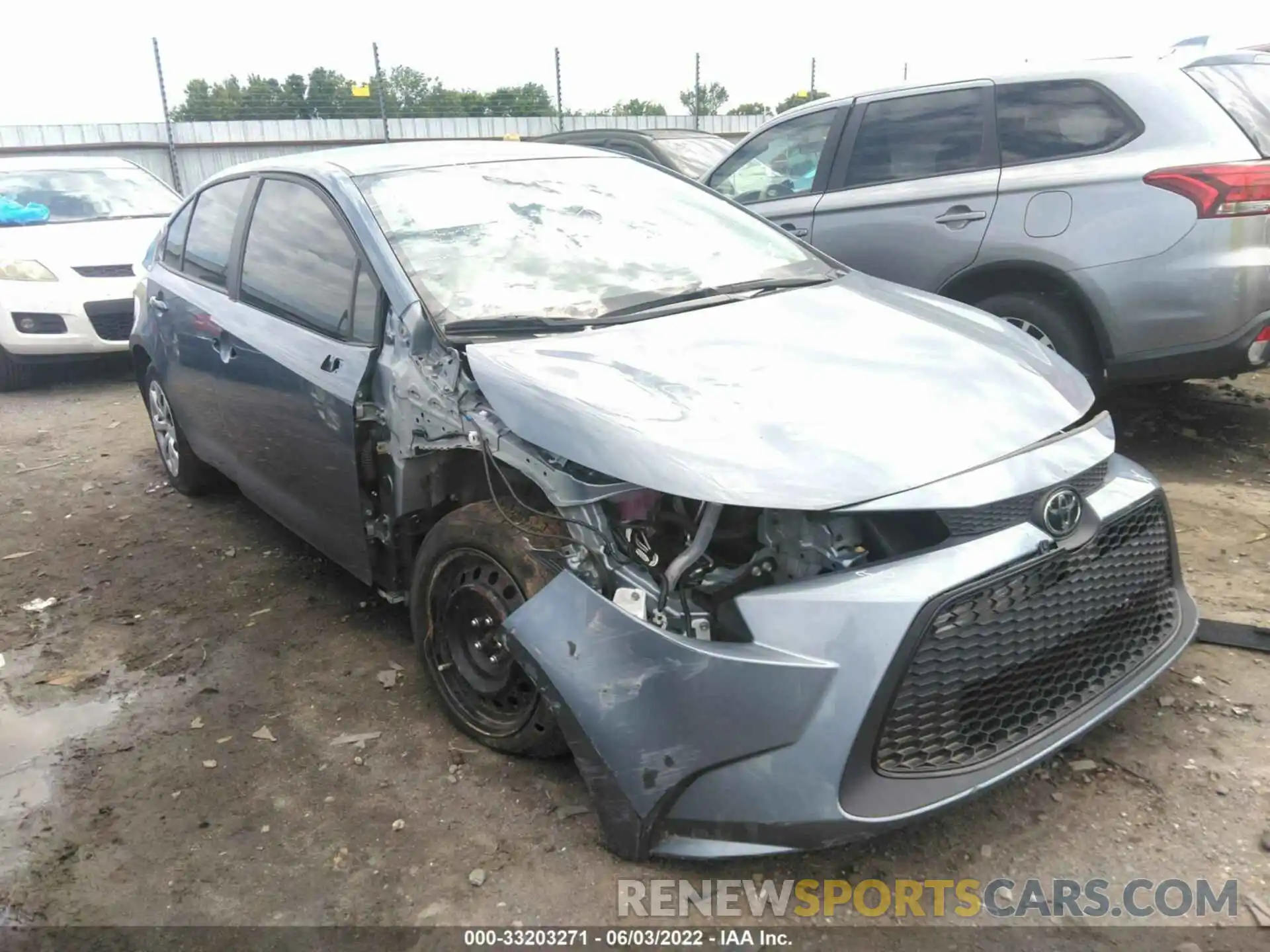 1 Photograph of a damaged car 5YFEPMAE8MP158701 TOYOTA COROLLA 2021