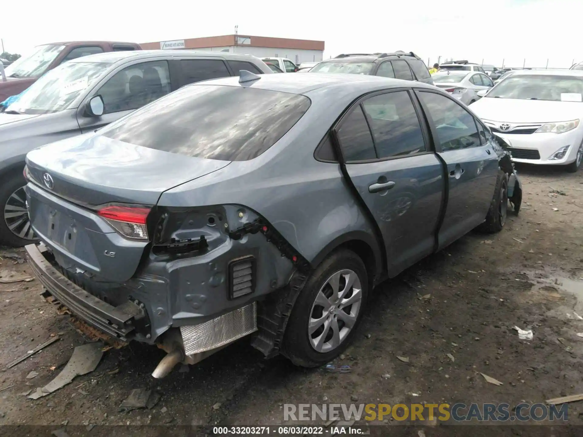 4 Photograph of a damaged car 5YFEPMAE8MP158701 TOYOTA COROLLA 2021