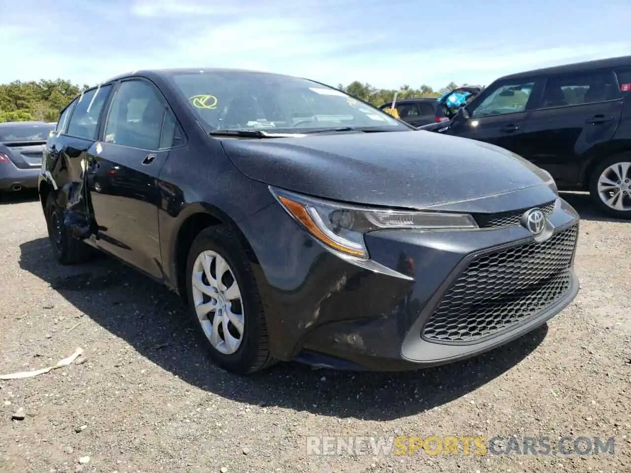 1 Photograph of a damaged car 5YFEPMAE8MP159685 TOYOTA COROLLA 2021