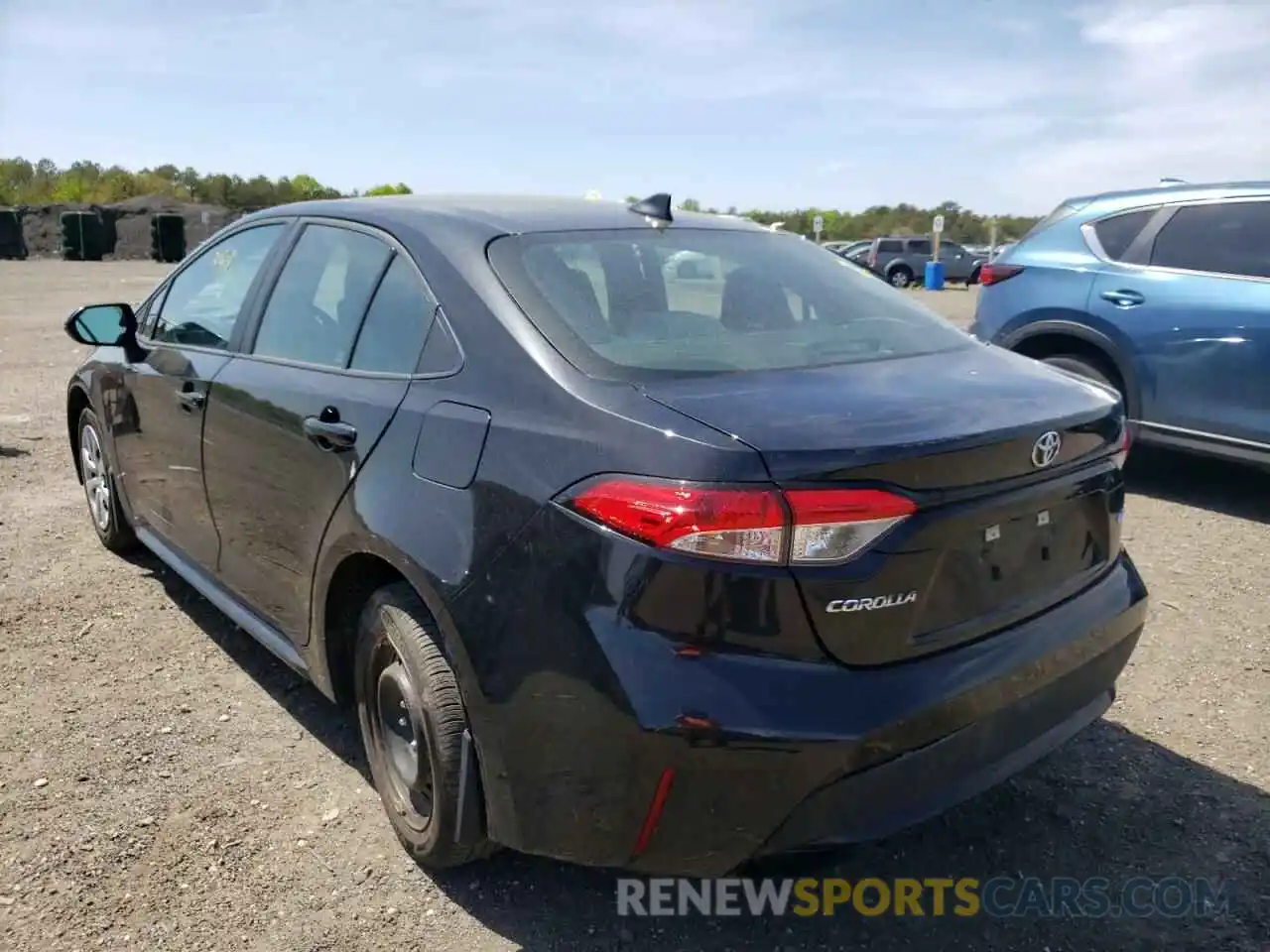 3 Photograph of a damaged car 5YFEPMAE8MP159685 TOYOTA COROLLA 2021